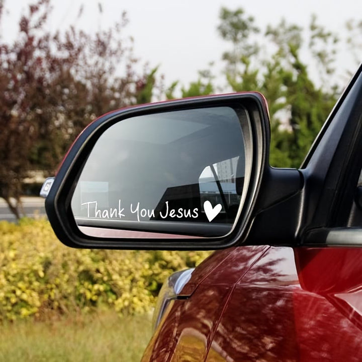 Autocollant de voiture « Cœur de Jésus » de Christianartworkshop : un symbole de foi et de gratitude pour la décoration de votre véhicule - image 2