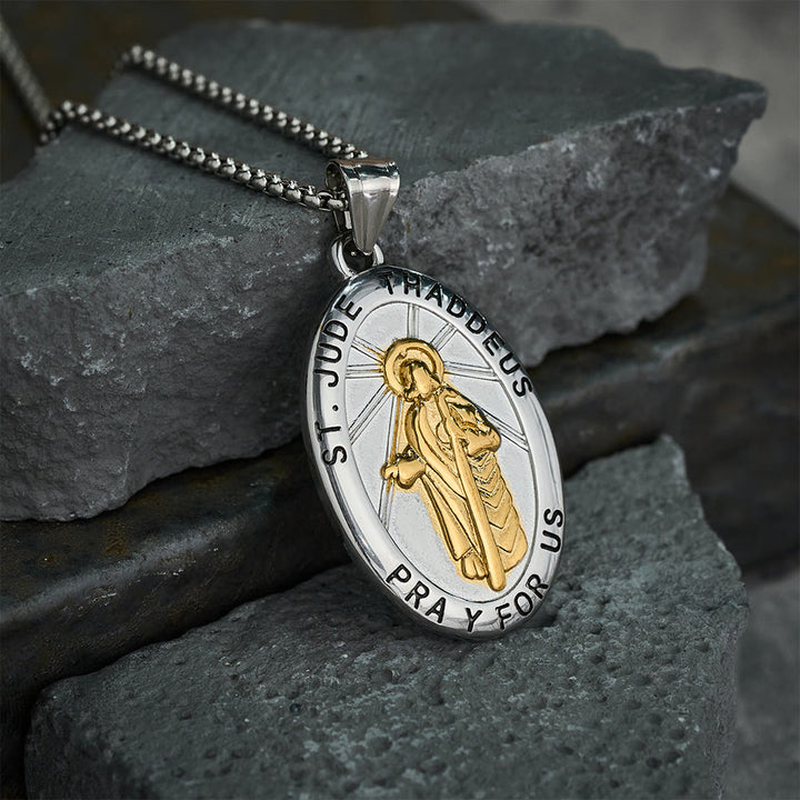 Collier pendentif Saint Jude Thaddée de Christianartworkshop - image 2