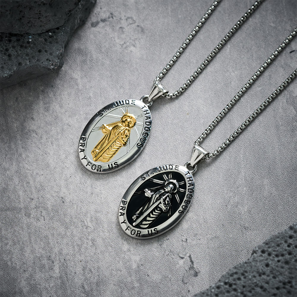 Collier pendentif Saint Jude Thaddée de Christianartworkshop - image 0