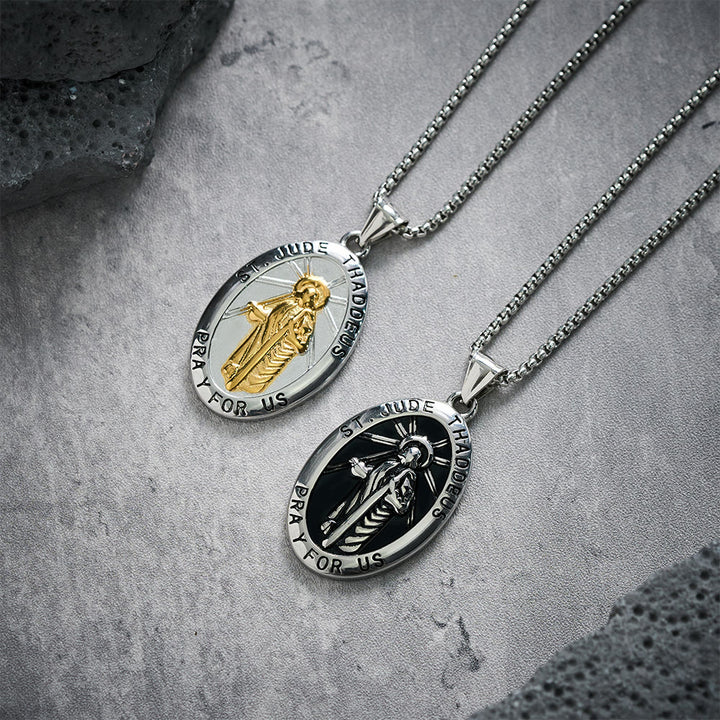 Collier pendentif Saint Jude Thaddée de Christianartworkshop - image 0