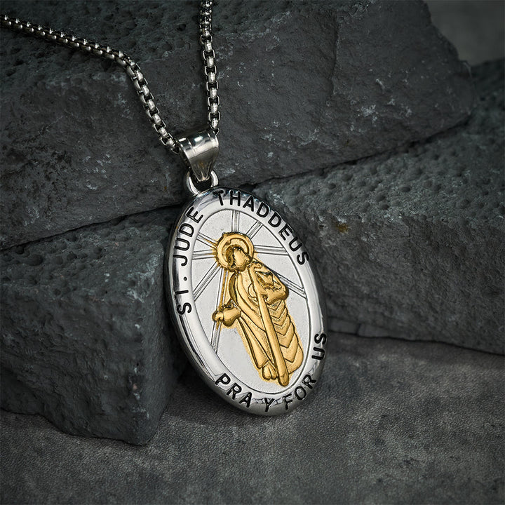 Collier pendentif Saint Jude Thaddée de Christianartworkshop - image 5