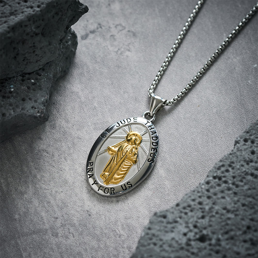 Collier pendentif Saint Jude Thaddée de Christianartworkshop - image 3