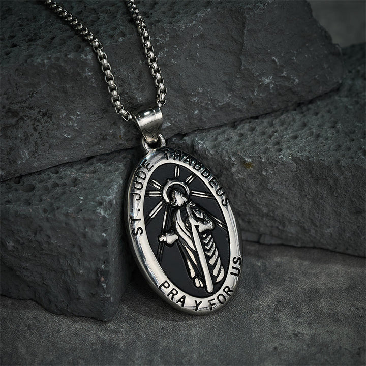 Collier pendentif Saint Jude Thaddée de Christianartworkshop - image 10