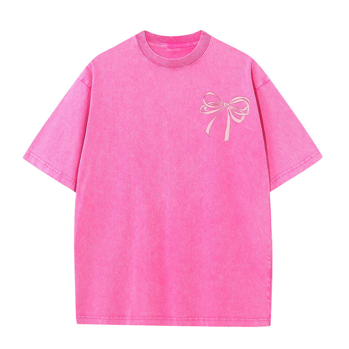 Christianartworkshop T-shirt unisexe délavé avec nœud papillon « Dieu est en elle » (Psaume 46:5) - image 20