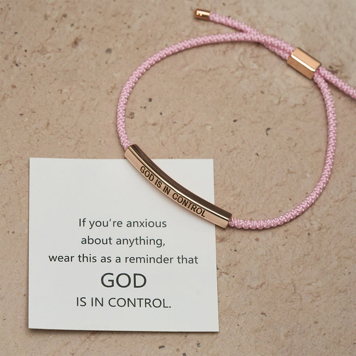 Christianartworkshop Bracelet de foi « Dieu est aux commandes » : un symbole de confiance et de bénédiction pour votre mariage - image 21