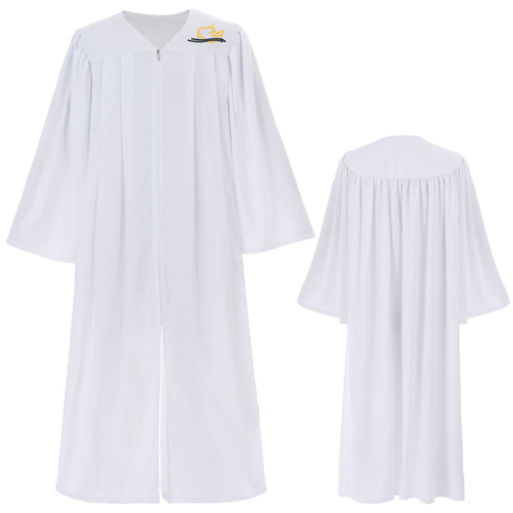 Christianartworkshop Robe cléricale blanche Colombe du Saint-Esprit : Embrassez la pureté et la paix divine - image 2