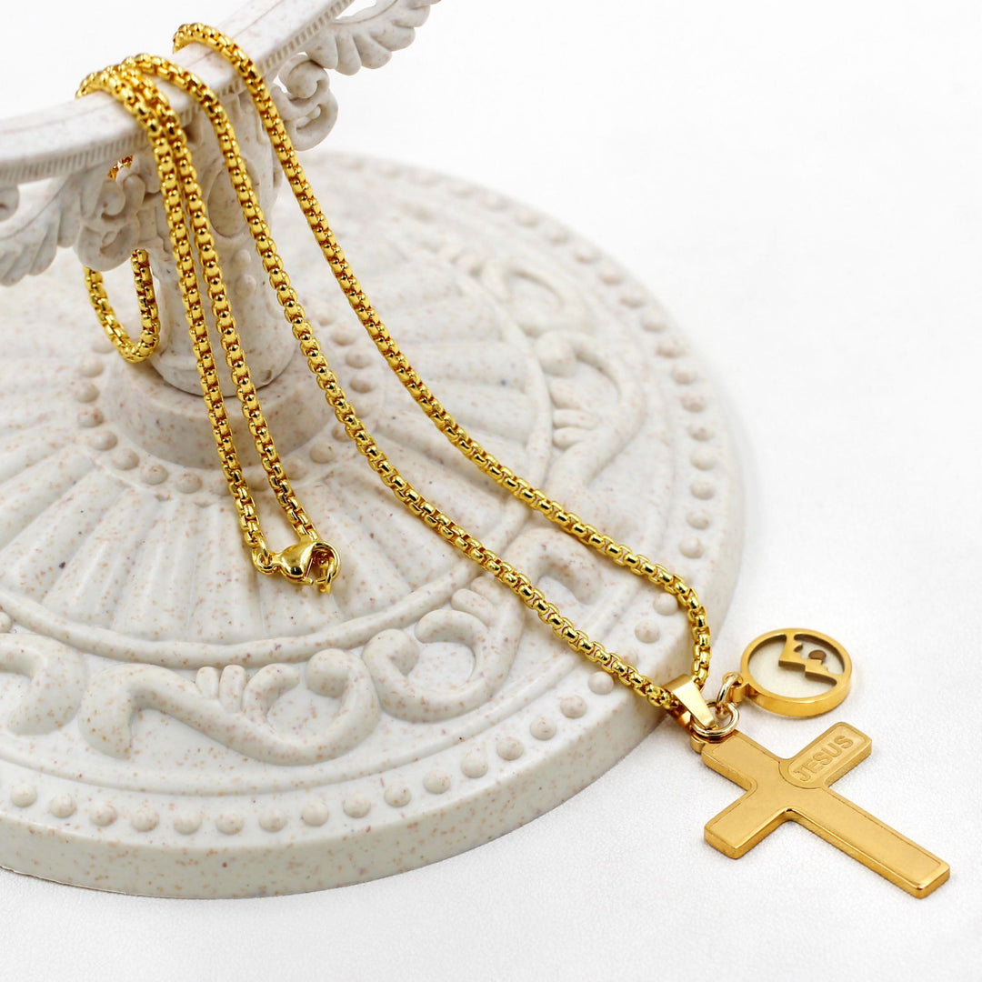 Christianartworkshop Collier croix en graine de moutarde gravée à l'effigie de Jésus : un symbole de l'amour du Christ et de la puissance de la foi - image 12