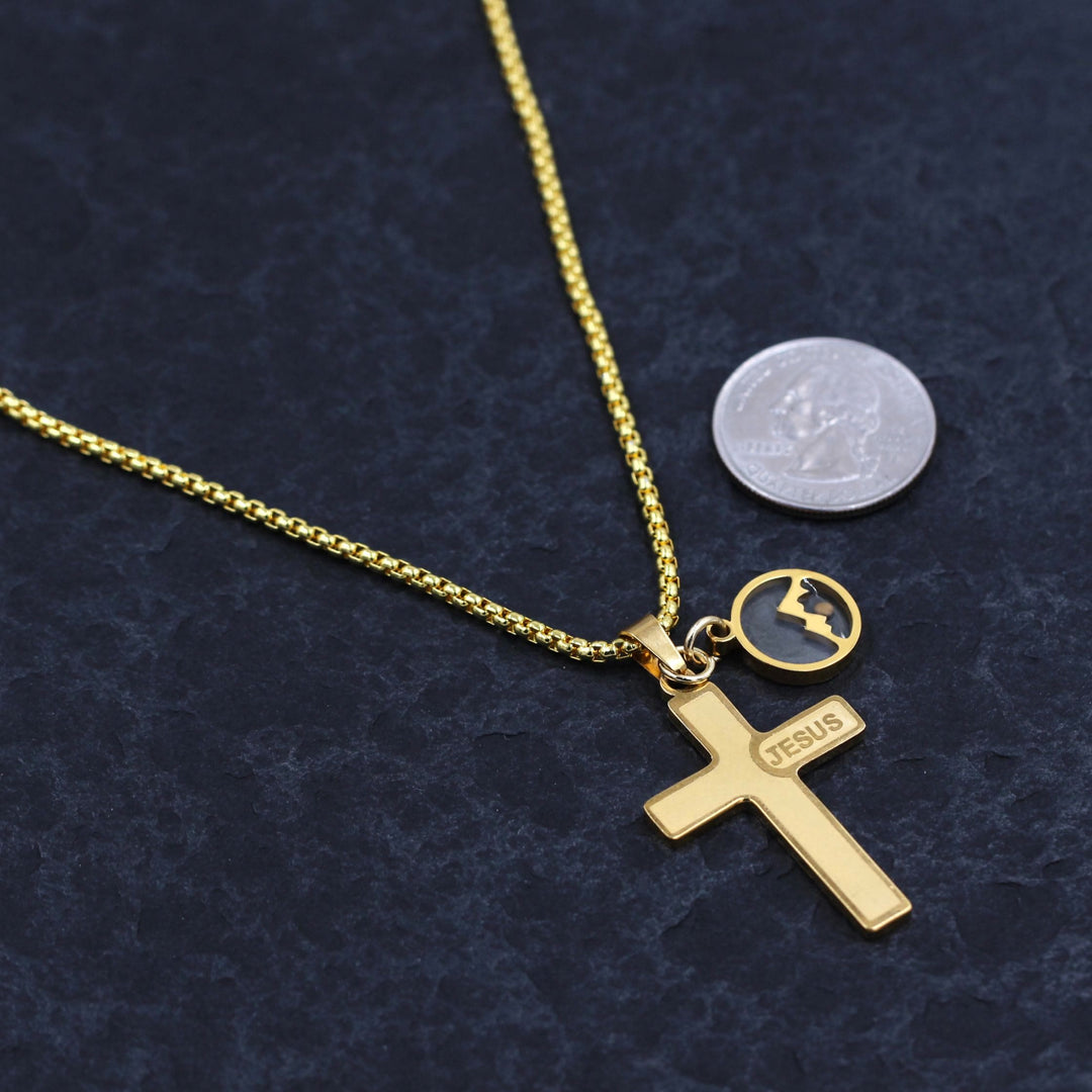 Christianartworkshop Collier croix en graine de moutarde gravée à l'effigie de Jésus : un symbole de l'amour du Christ et de la puissance de la foi - image 11