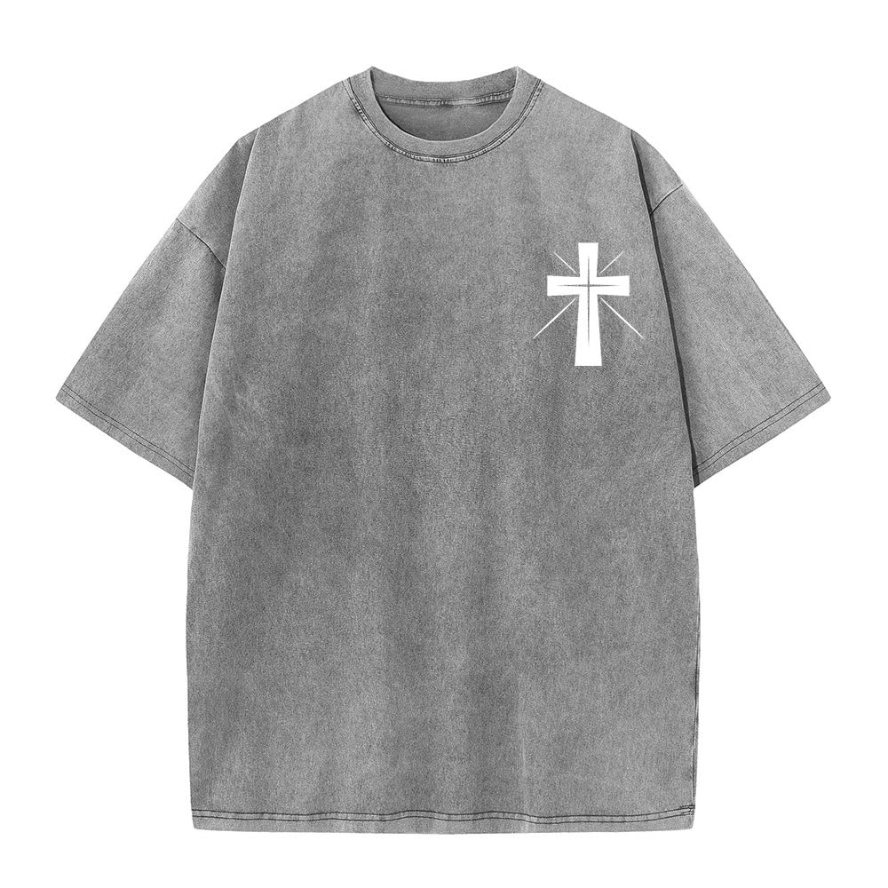Christianartworkshop T-shirt unisexe délavé « Cherchez d'abord le royaume de Dieu » - image 5