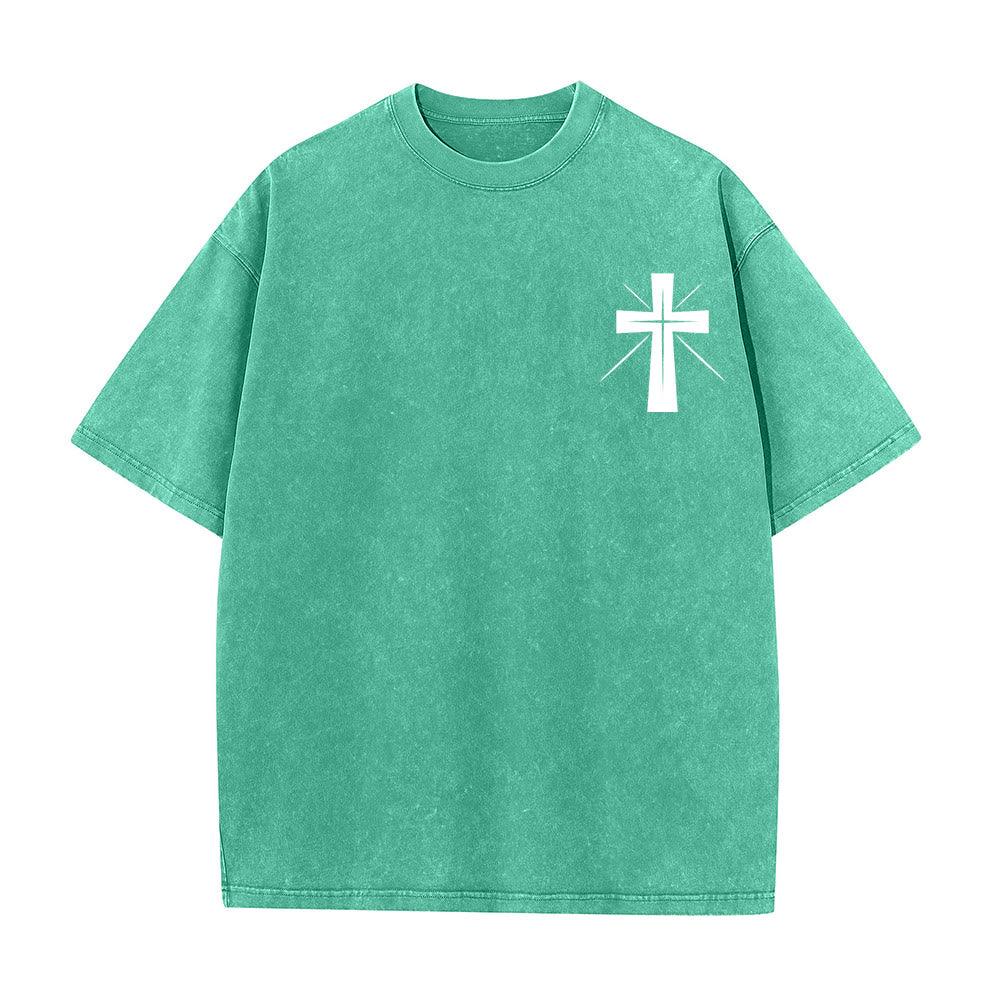 Christianartworkshop T-shirt unisexe délavé « Cherchez d'abord le royaume de Dieu » - image 8