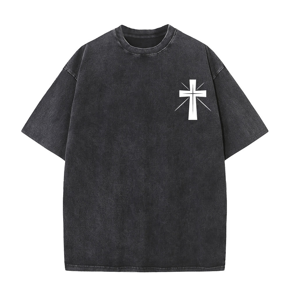 Christianartworkshop T-shirt unisexe délavé « Cherchez d'abord le royaume de Dieu » - image 2