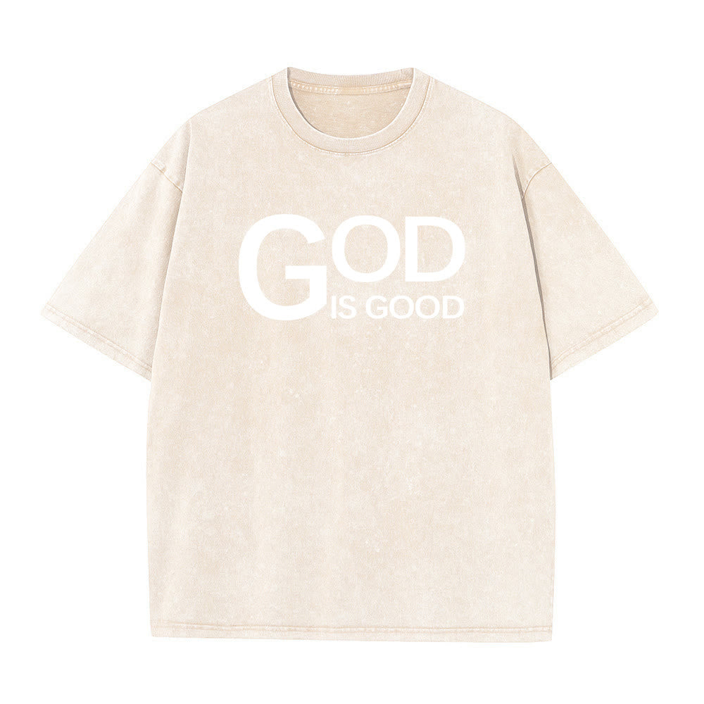 Christianartworkshop Dieu est bon Philippiens 4:13 T-shirt unisexe délavé avec croix - image 17