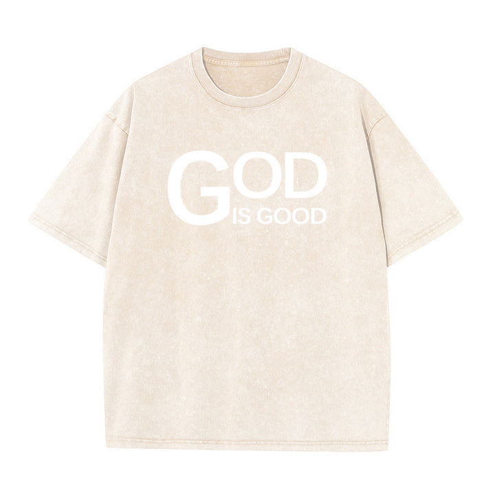 Christianartworkshop Dieu est bon Philippiens 4:13 T-shirt unisexe délavé avec croix - image 17