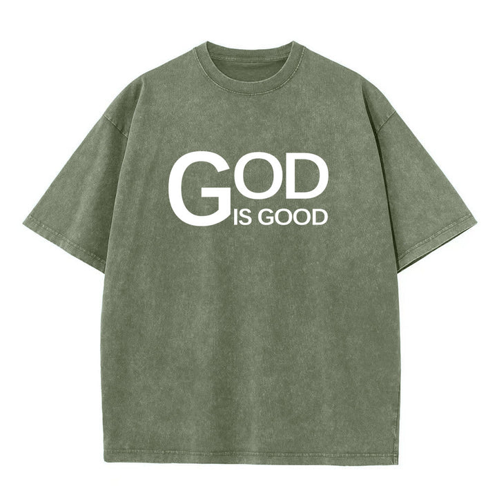 Christianartworkshop Dieu est bon Philippiens 4:13 T-shirt unisexe délavé avec croix - image 11