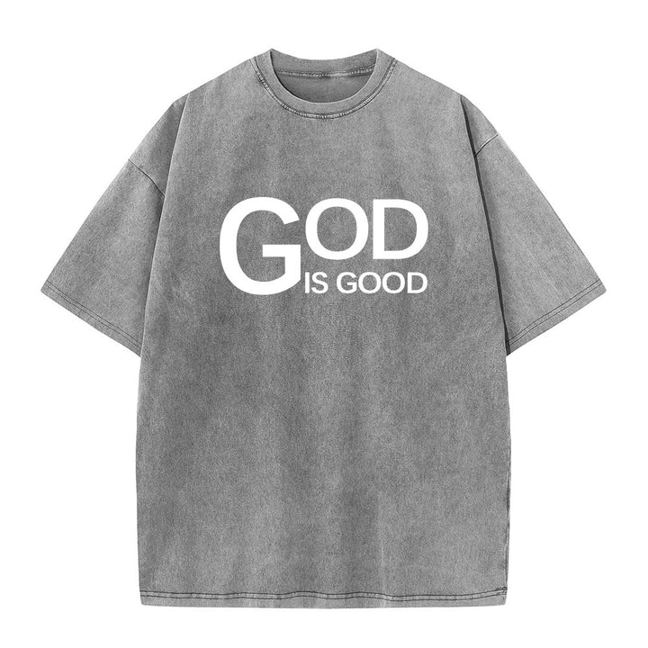 Christianartworkshop Dieu est bon Philippiens 4:13 T-shirt unisexe délavé avec croix - image 5