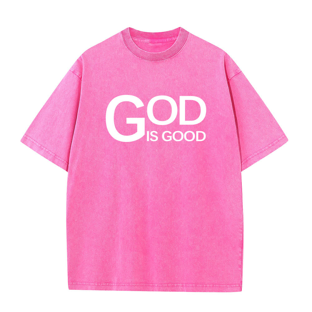 Christianartworkshop Dieu est bon Philippiens 4:13 T-shirt unisexe délavé avec croix - image 26