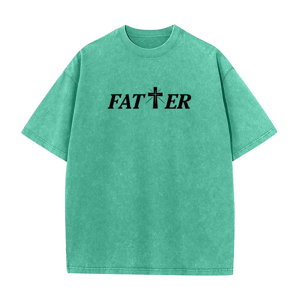 Christianartworkshop T-shirt unisexe délavé « Jésus plein de foi avec couronne d'épines » - image 8