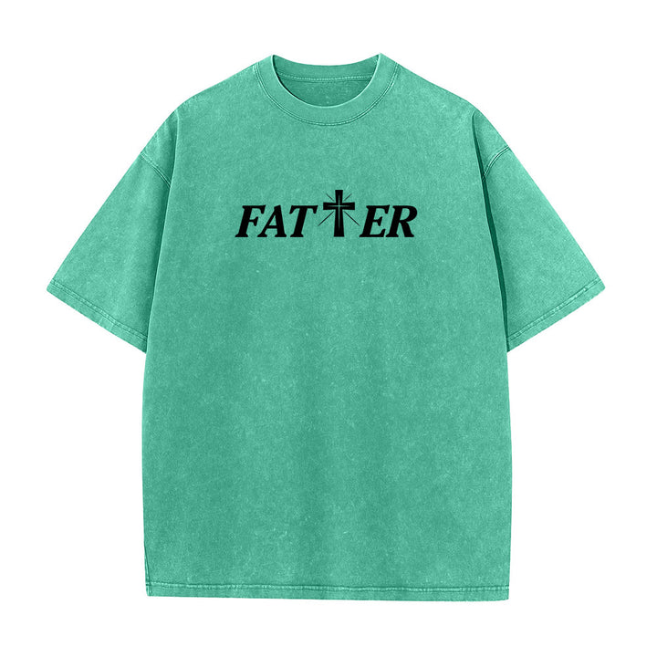 Christianartworkshop T-shirt unisexe délavé « Jésus plein de foi avec couronne d'épines » - image 8