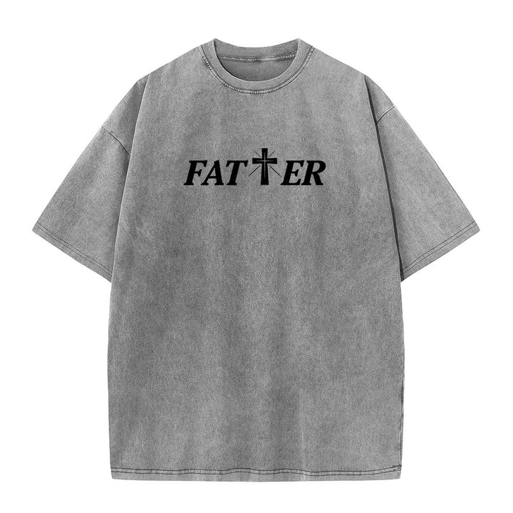 Christianartworkshop T-shirt unisexe délavé « Jésus plein de foi avec couronne d'épines » - image 2