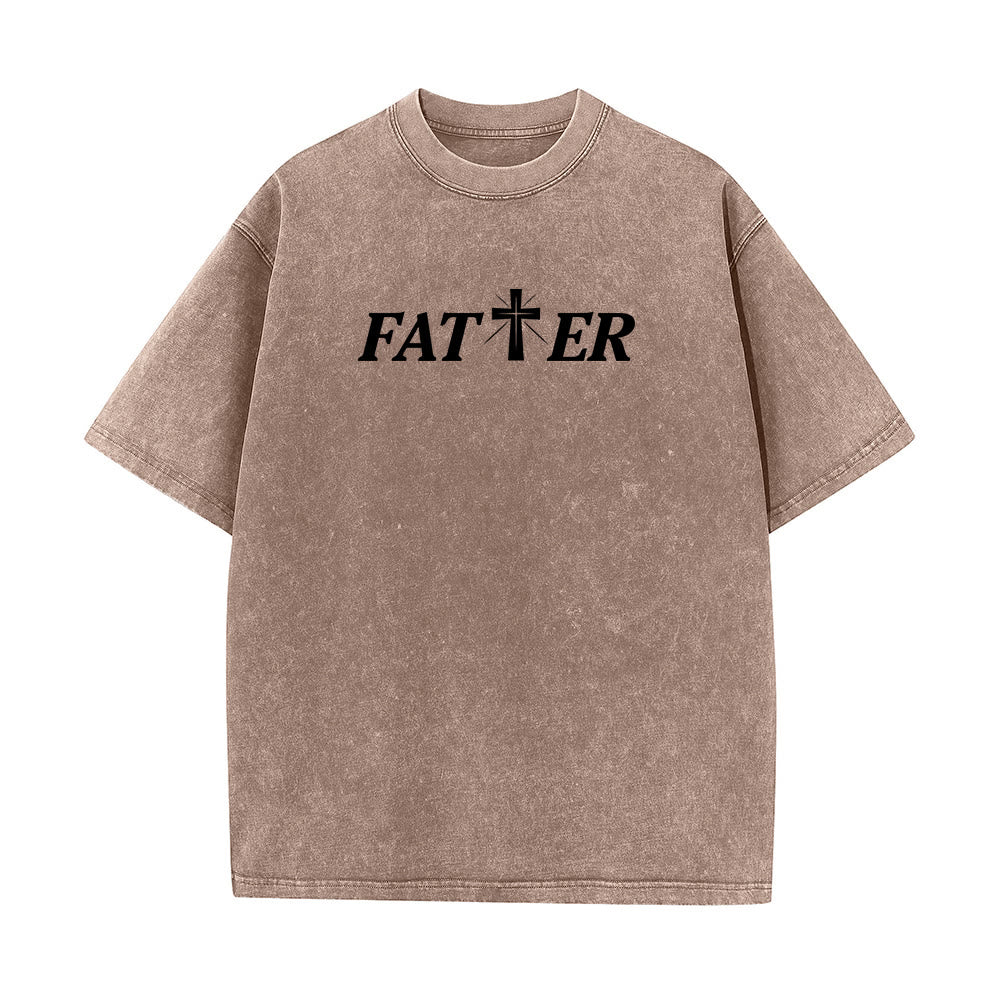 Christianartworkshop T-shirt unisexe délavé « Jésus plein de foi avec couronne d'épines » - image 14