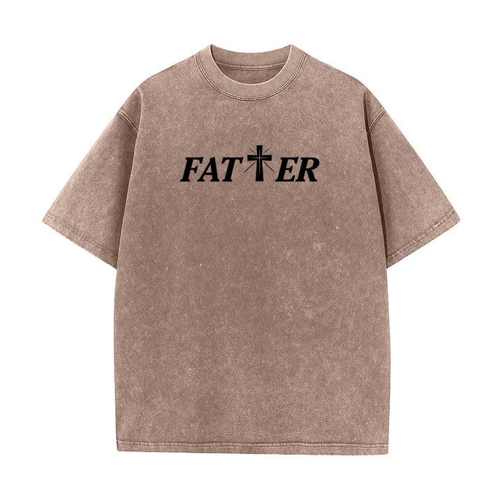 Christianartworkshop T-shirt unisexe délavé « Jésus plein de foi avec couronne d'épines » - image 14