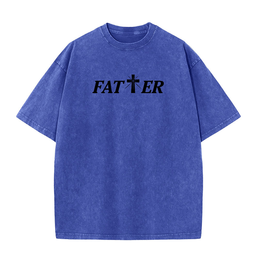 Christianartworkshop T-shirt unisexe délavé « Jésus plein de foi avec couronne d'épines » - image 20
