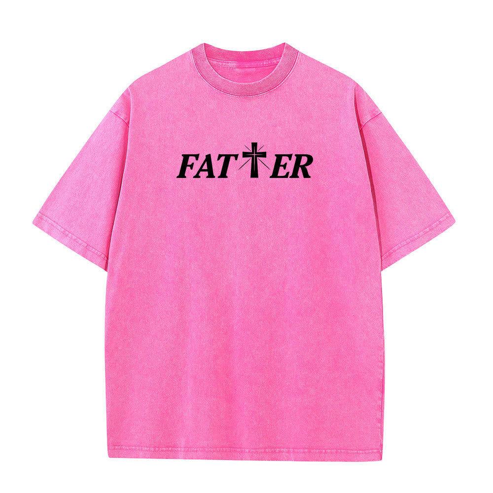 Christianartworkshop T-shirt unisexe délavé « Jésus plein de foi avec couronne d'épines » - image 26