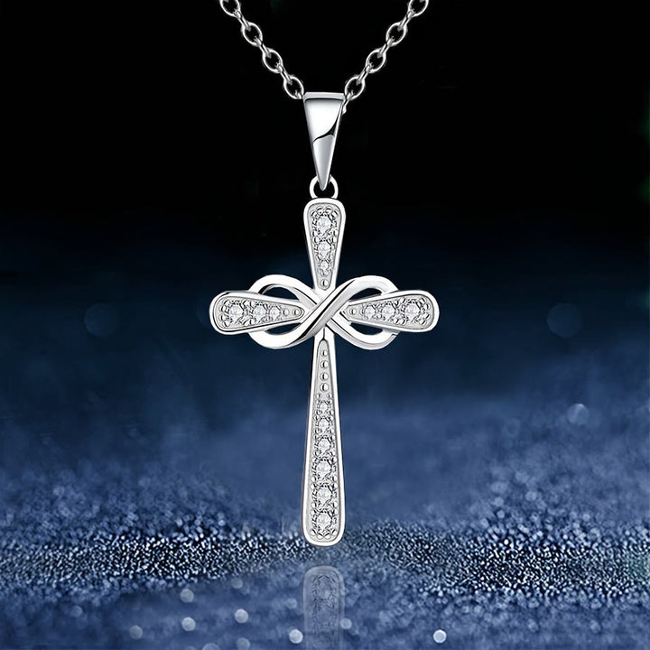 Christianartworkshop Collier Croix Infinie en Zircon : Symbole de l’amour éternel du Christ - image 6