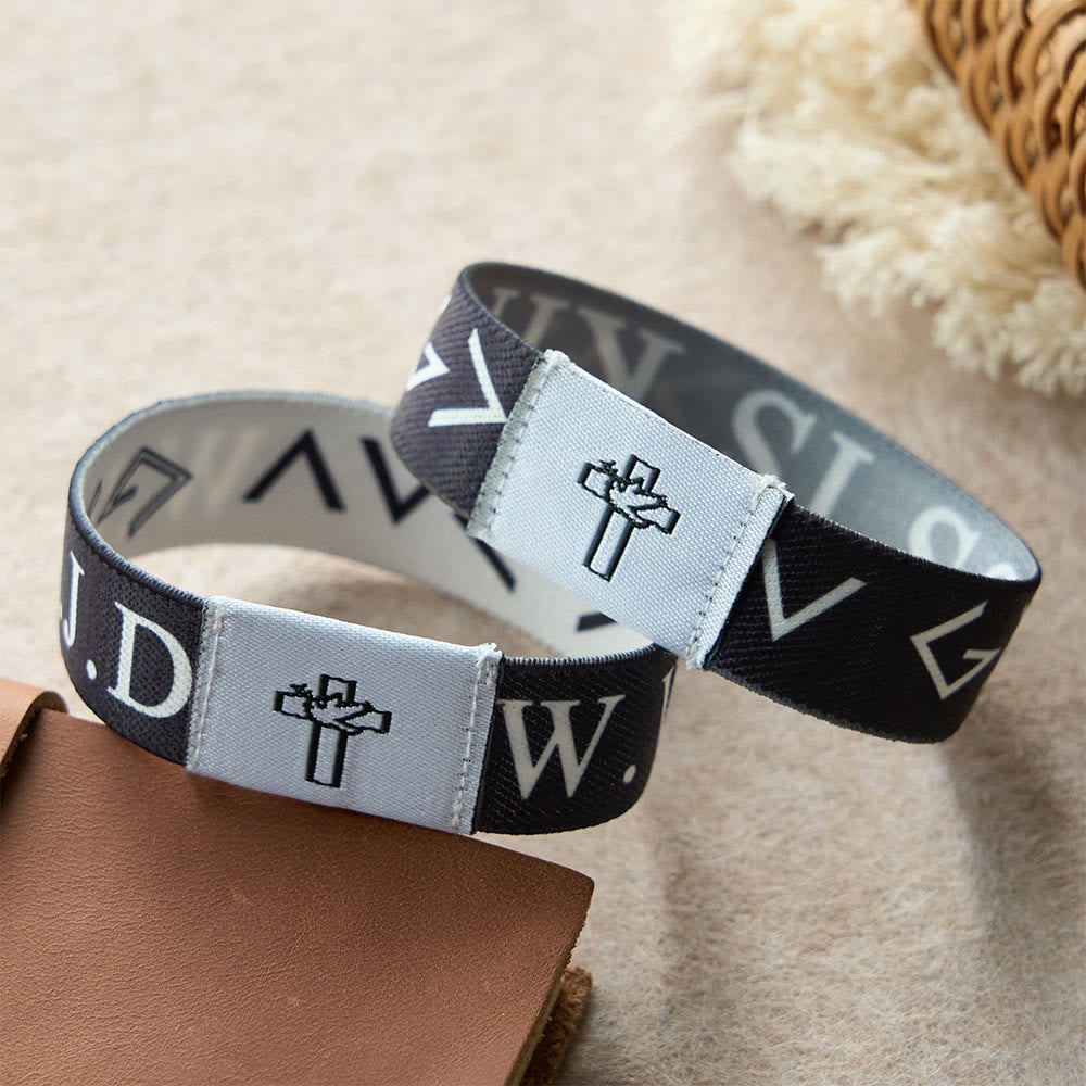 Christianartworkshop Bracelet NFC Faith à 2 styles : Un symbole de guidance divine à chaque contact - image 0