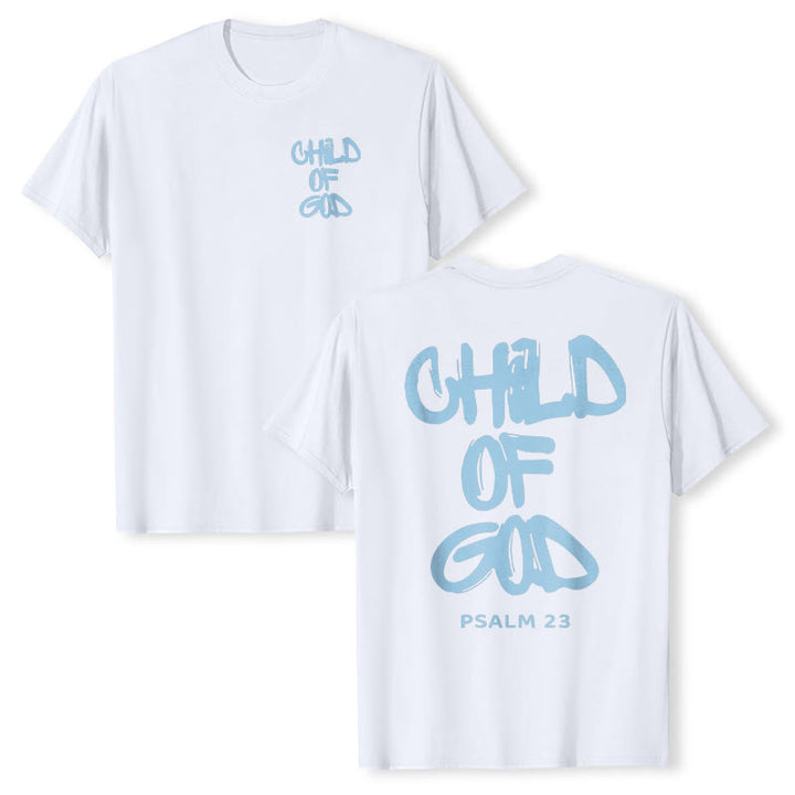 T-shirt adulte en coton Christianartworkshop Enfant de Dieu - Blanc - 2XL - image 1