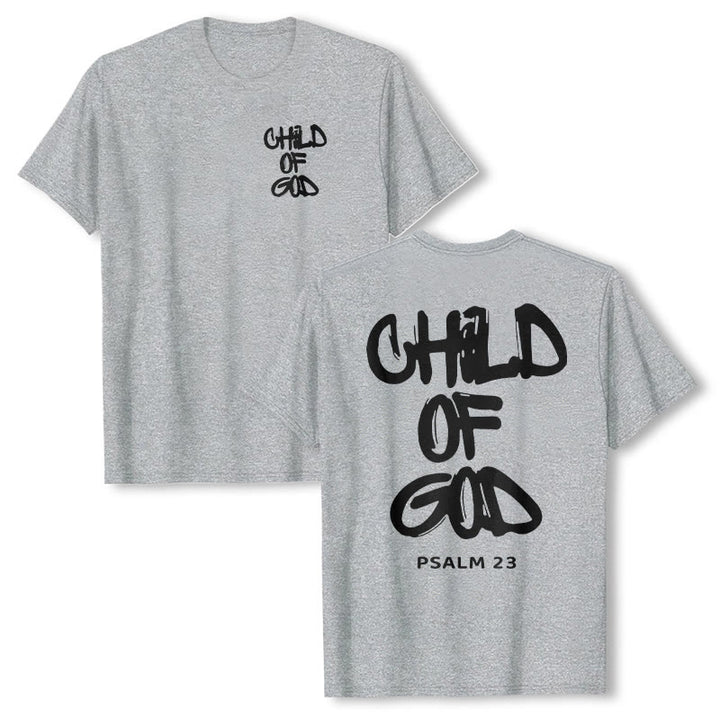 T-shirt adulte en coton Christianartworkshop Enfant de Dieu - Gris - 2XL - image 21