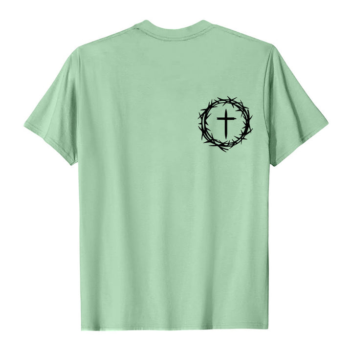 T-shirt unisexe Christianartworkshop « Il peut se passer beaucoup de choses en 3 jours » avec couronne d'épines et croix - image 19