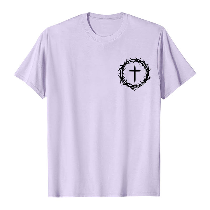 T-shirt unisexe Christianartworkshop « Il peut se passer beaucoup de choses en 3 jours » avec couronne d'épines et croix - image 13