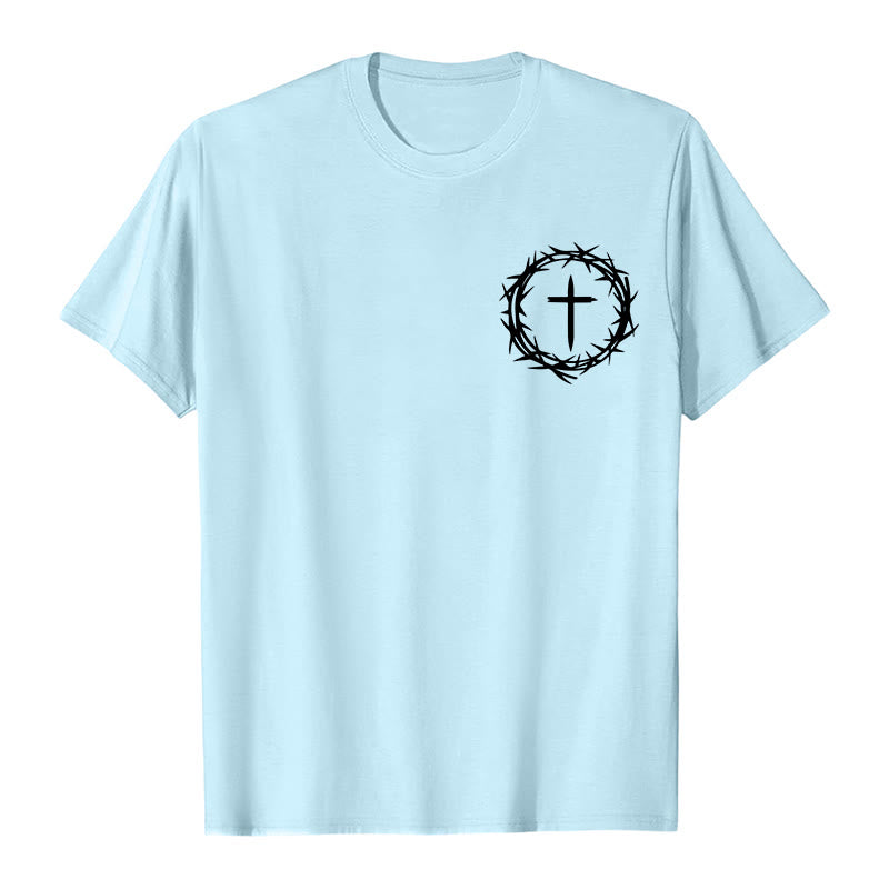 T-shirt unisexe Christianartworkshop « Il peut se passer beaucoup de choses en 3 jours » avec couronne d'épines et croix - image 16