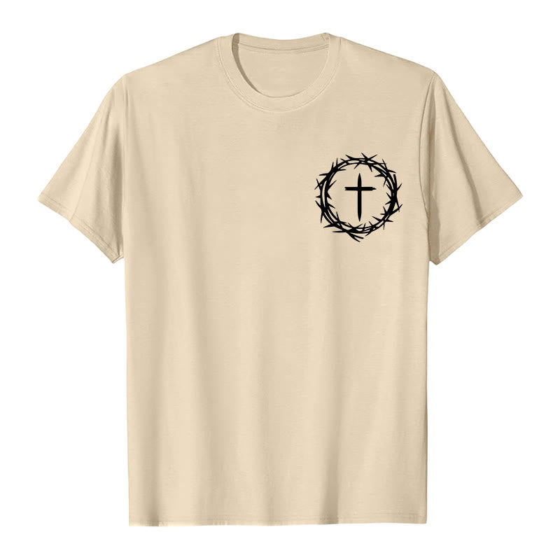 T-shirt unisexe Christianartworkshop « Il peut se passer beaucoup de choses en 3 jours » avec couronne d'épines et croix - image 22