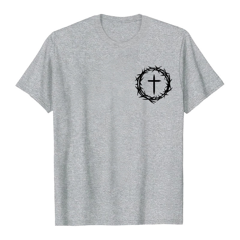 T-shirt unisexe Christianartworkshop « Il peut se passer beaucoup de choses en 3 jours » avec couronne d'épines et croix - image 10