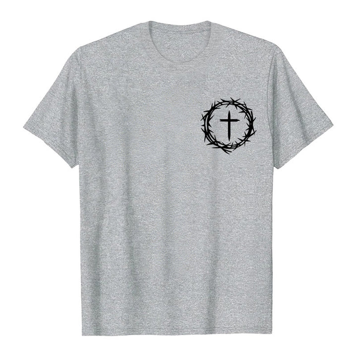 T-shirt unisexe Christianartworkshop « Il peut se passer beaucoup de choses en 3 jours » avec couronne d'épines et croix - image 10
