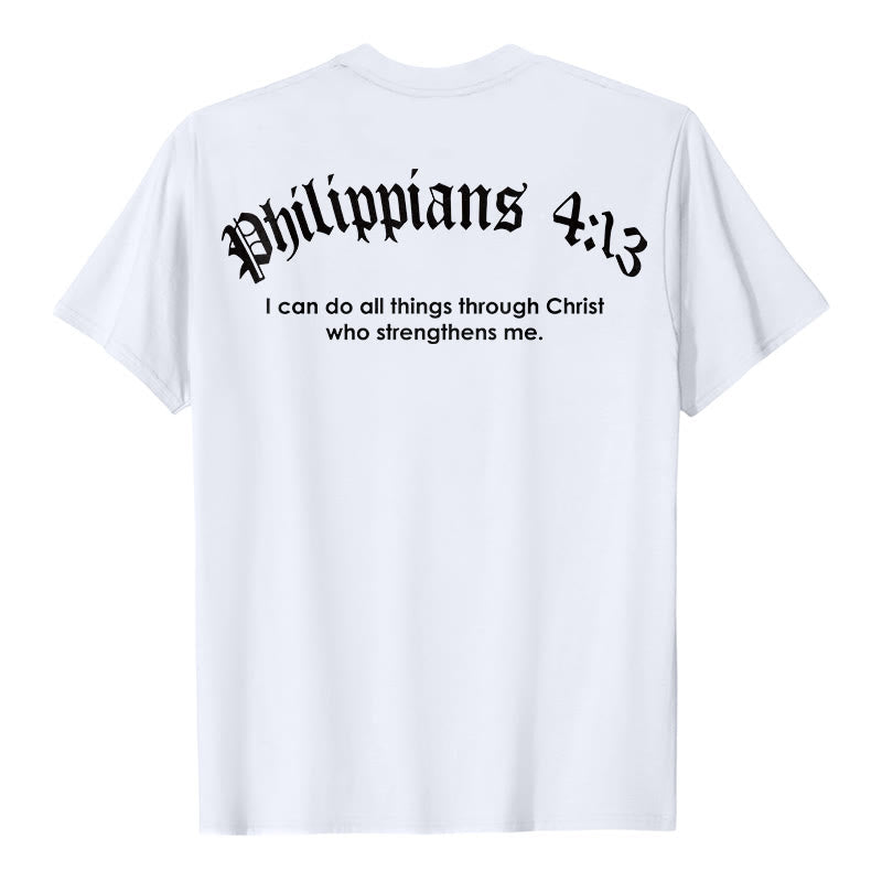 Christianartworkshop Philippiens 4:13 « Je peux tout faire » T-shirt Force - image 9