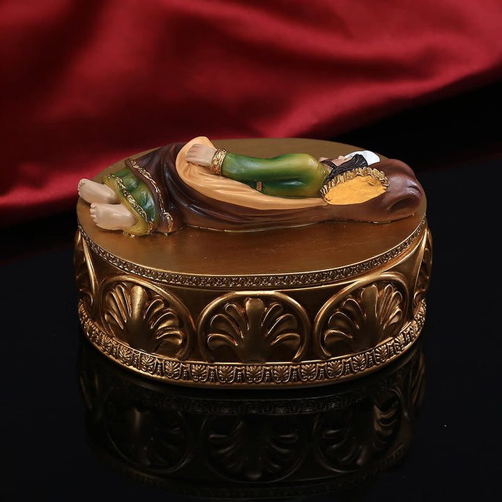 Porte-chapelet orné en résine représentant Jésus couché, créé par Christianartworkshop : l’alliance de l’art et du réconfort spirituel - image 2