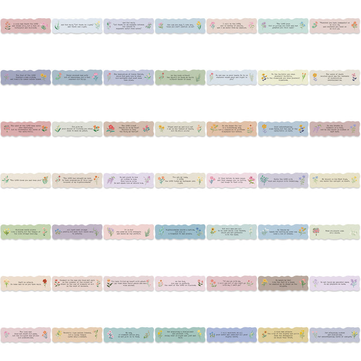 Christianartworkshop Autocollants floraux inspirants avec versets bibliques : emblème de la sagesse et de la grâce divines - image 3