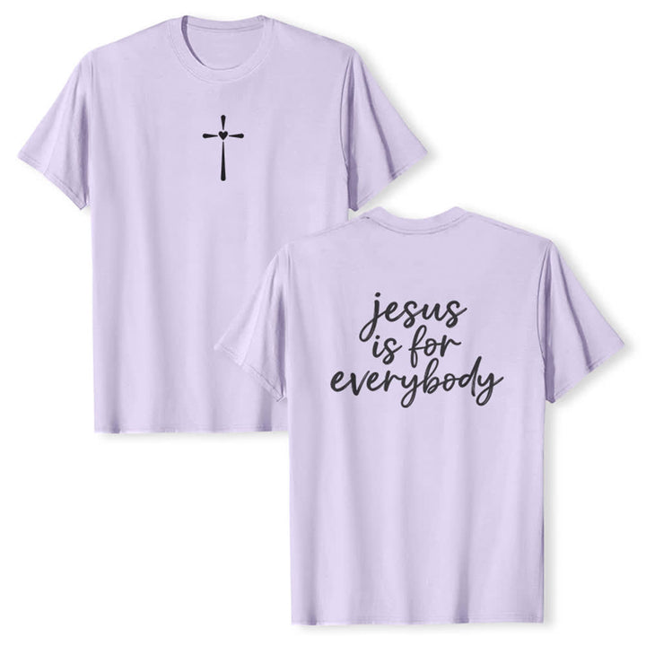 Christianartworkshop T-shirt premium « Jésus est pour tout le monde » - Violet - 2XL - image 6