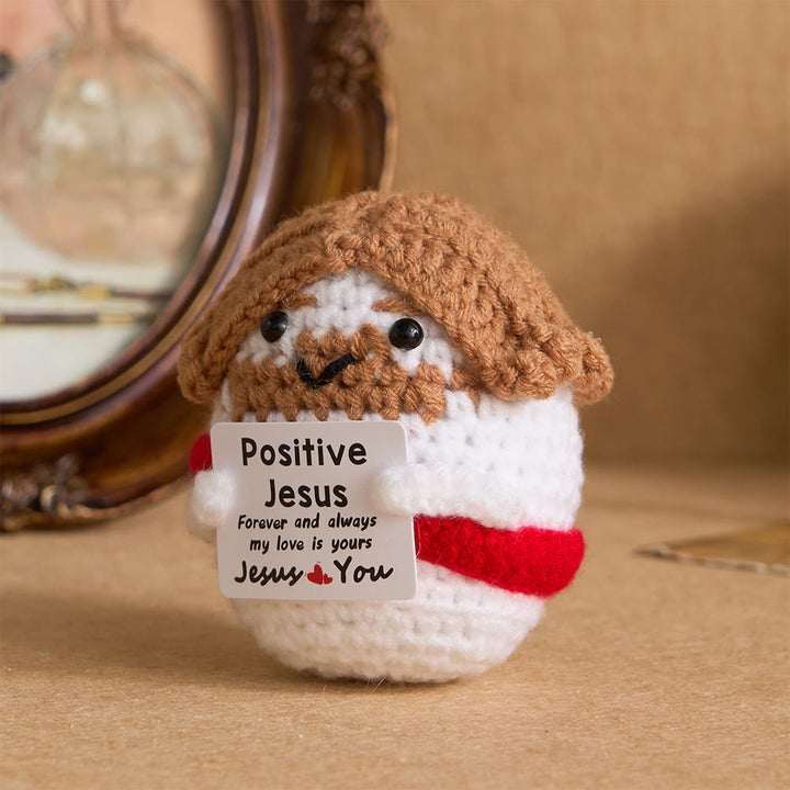 Christianartworkshop Ensemble Jésus, ange et croix au crochet (version Q) : emblème de joie et de grâce divines - Jésus - image 10