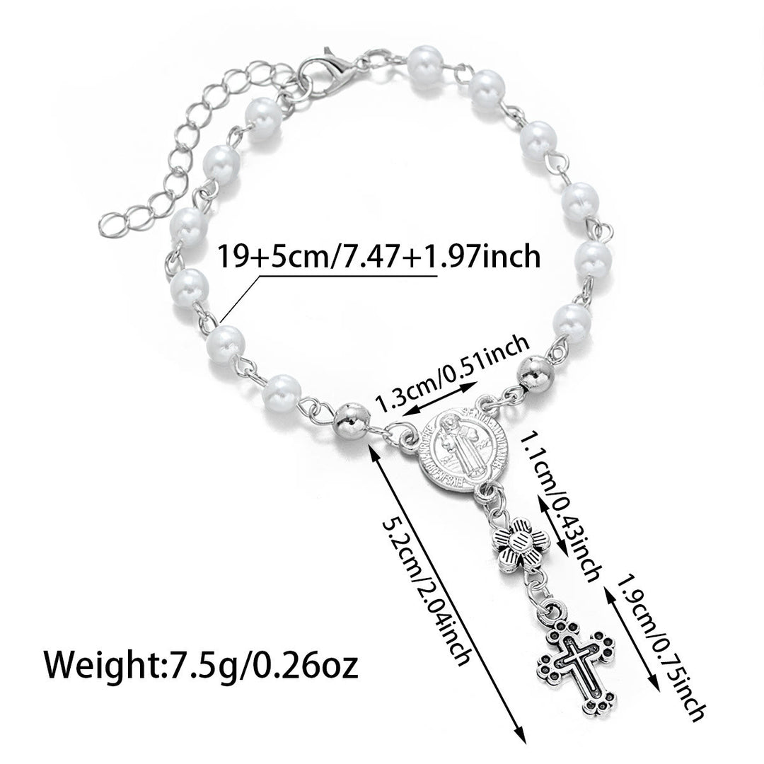 Christianartworkshop Bracelet de dévotion sacrée Notre-Dame Saint Benoît - image 4