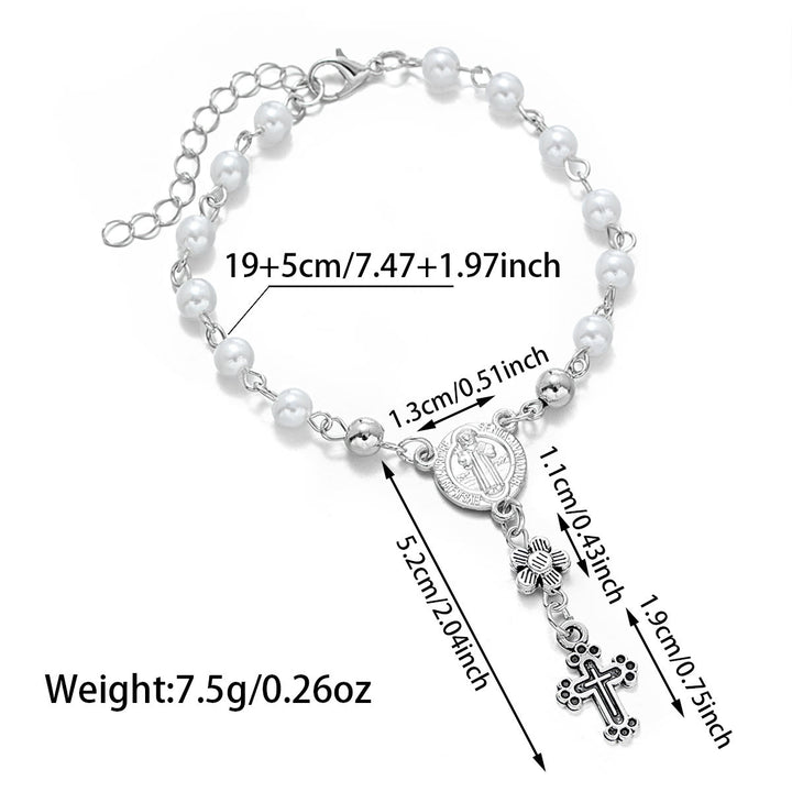 Christianartworkshop Bracelet de dévotion sacrée Notre-Dame Saint Benoît - image 4