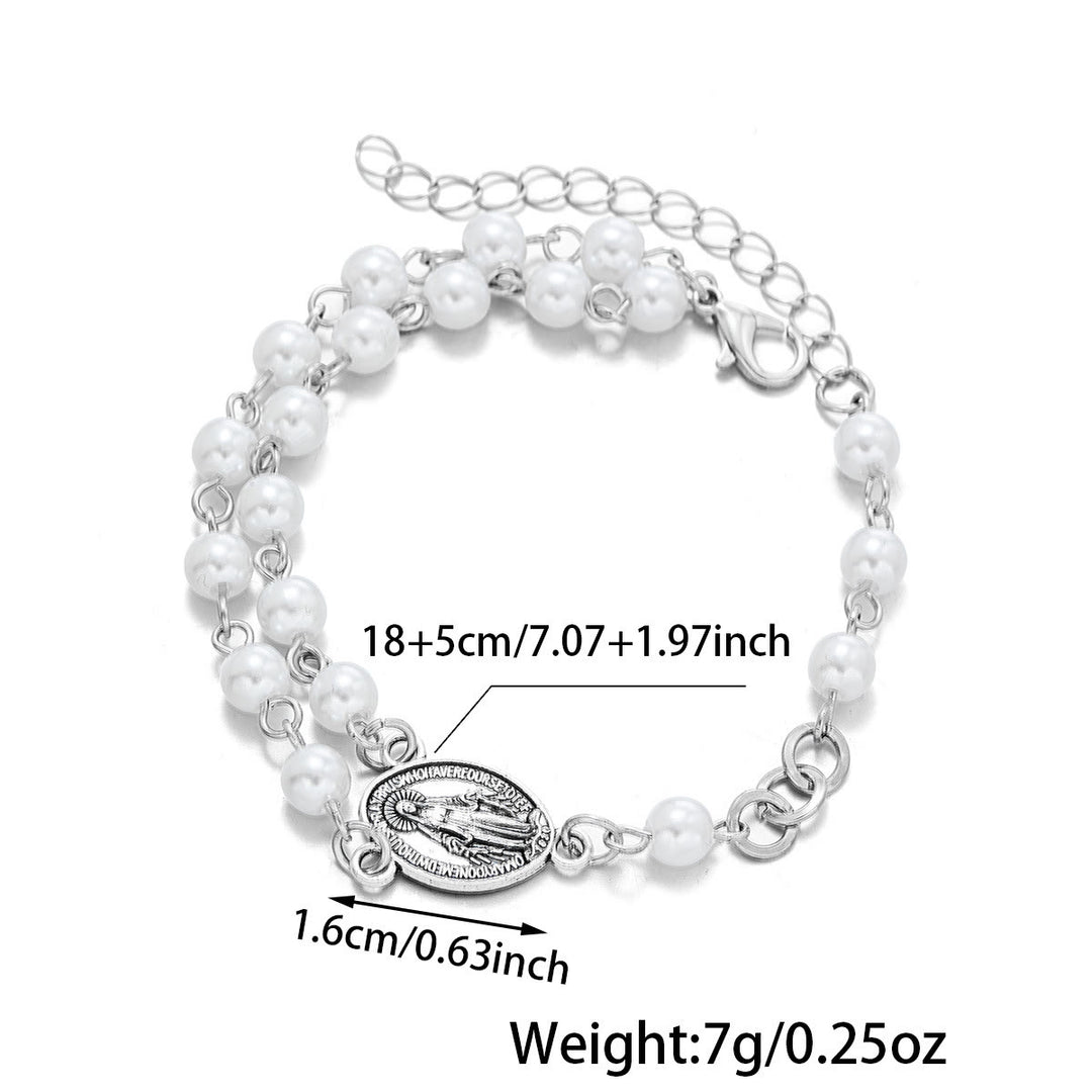 Christianartworkshop Médaille miraculeuse Notre-Dame Bracelet Saint Benoît - image 9