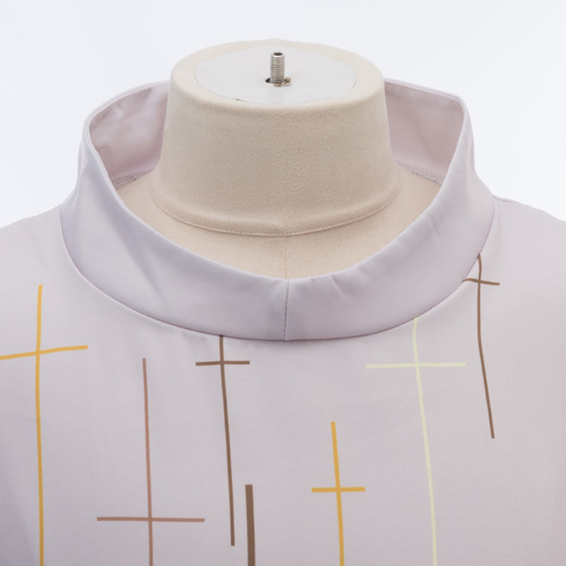 Chasuble à croix linéaire visuelle Christianartworkshop dans des couleurs vives assorties - image 6