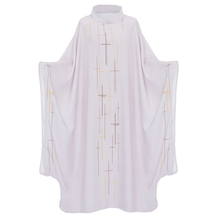 Chasuble à croix linéaire visuelle Christianartworkshop dans des couleurs vives assorties - image 3