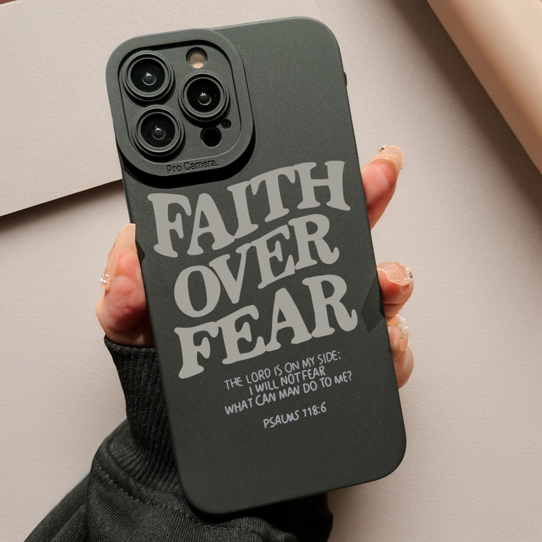 Christianartworkshop Étui de téléphone « La foi plutôt que la peur » : un témoignage de courage et de force divine pour une utilisation quotidienne - image 3