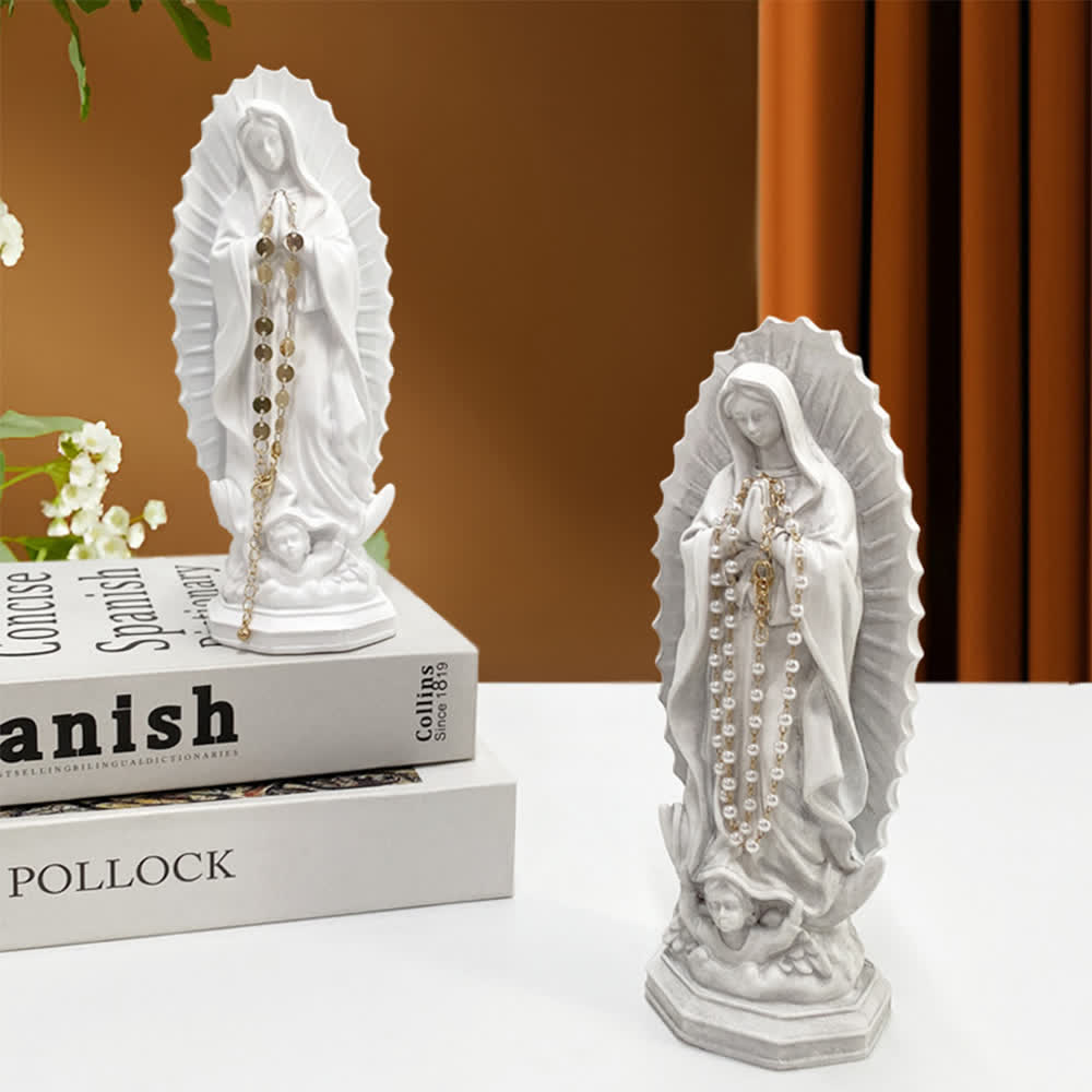 Statue moderne de Notre-Dame de Guadalupe, par Christianartworkshop : Décoration intérieure d'inspiration chrétienne - image 11