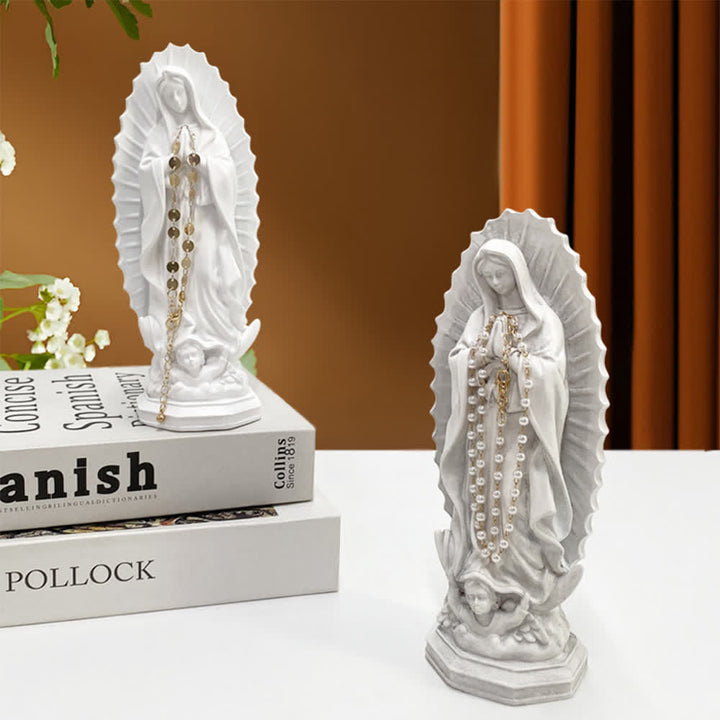 Statue moderne de Notre-Dame de Guadalupe, par Christianartworkshop : Décoration intérieure d'inspiration chrétienne - image 11